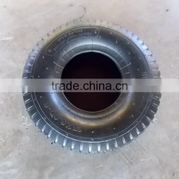 15" Cart Wheel Tire 15x6.00-6 photo-3