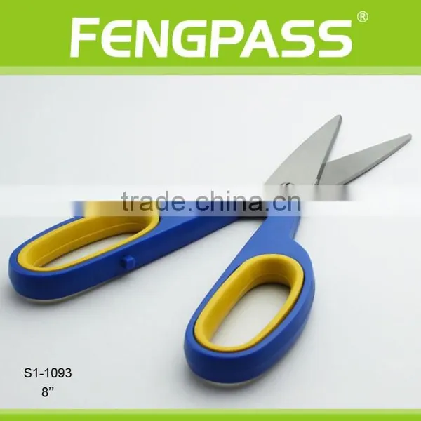 S1-1093 8" 2Cr13 Stainless Steel Blade Soft Grip Handle Multi Scissors photo-3