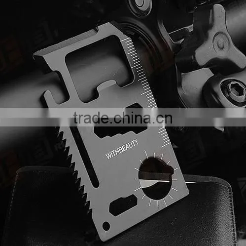 11 in 1 Mini Emergency Survival Multi Function Card Tool photo-6