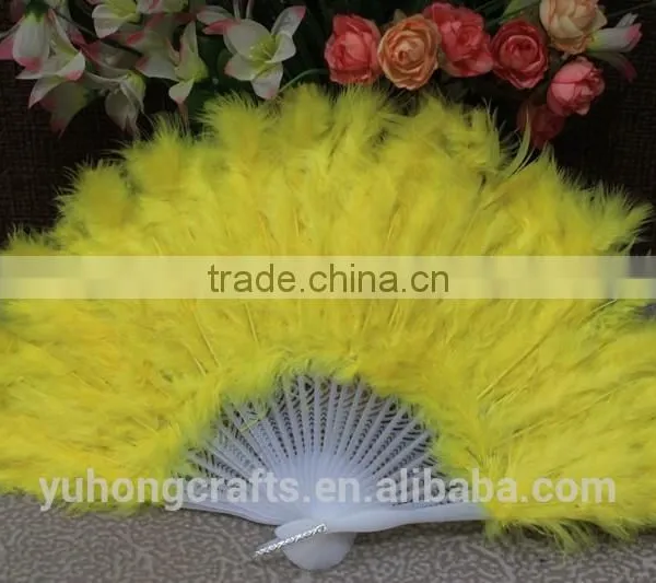 Party Feather Fan With Plastic Ribs photo-2