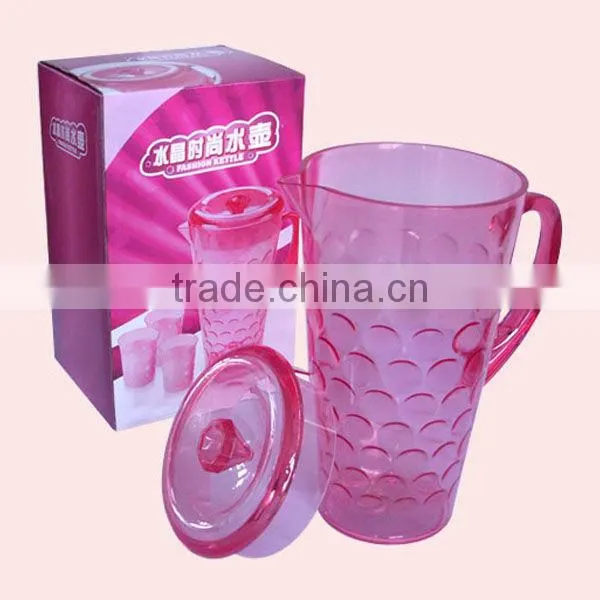 2.0L Super Capacity Plastic Crystal Cooler Water Jug With Handle and Lid photo-3