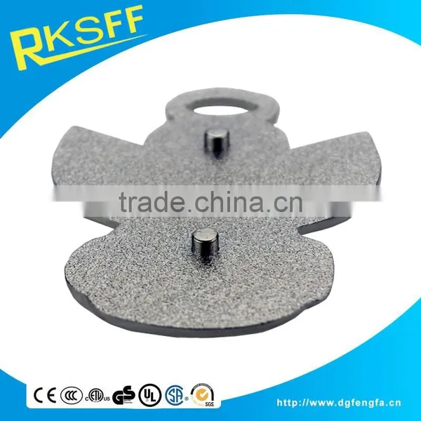 Rivet Angel Shape Metal Logo With Zinc Alloy photo-6