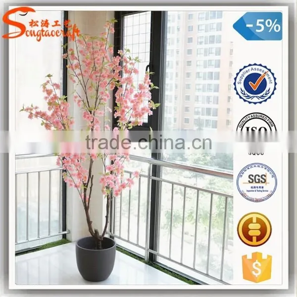 Hot Sale High Quality Small Size Mini Colors Artificial Cherry Blossom Tree photo-2