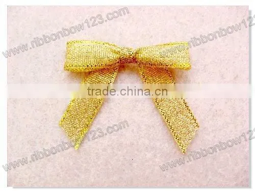 MSD Golden/silver Bow for Wedding Clothing /greeting Card photo-2
