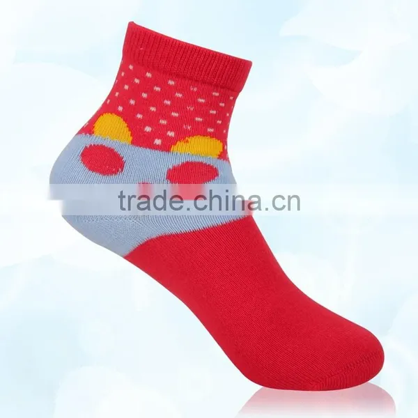 Color Cartoon New Born Baby Cotton Sock photo-4