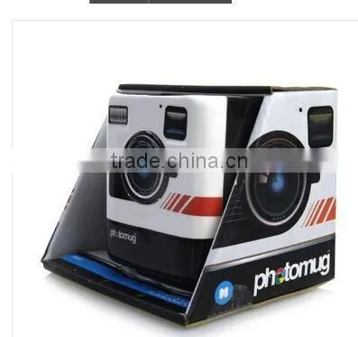 Retro Camera Photomug,Mustard Photo Mug photo-2