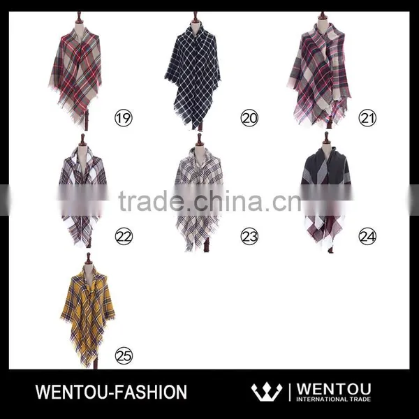 Wholesale Fashionable Tartan Plaid Scarf photo-3