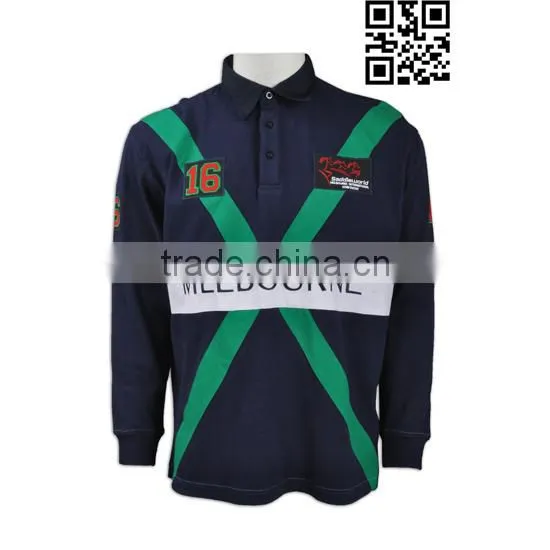 ISO9001/BSCI Factory in China New Designs Australia Bulk Rugby Shirts photo-3