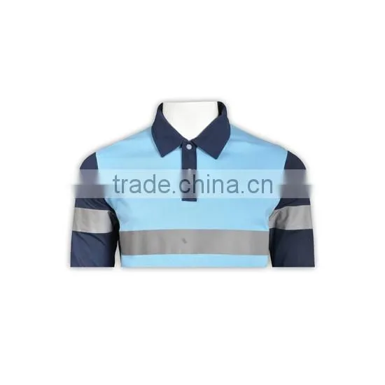 IS09001/BSCI Factory High Visibility Reflective Safety Polo Shirt photo-4