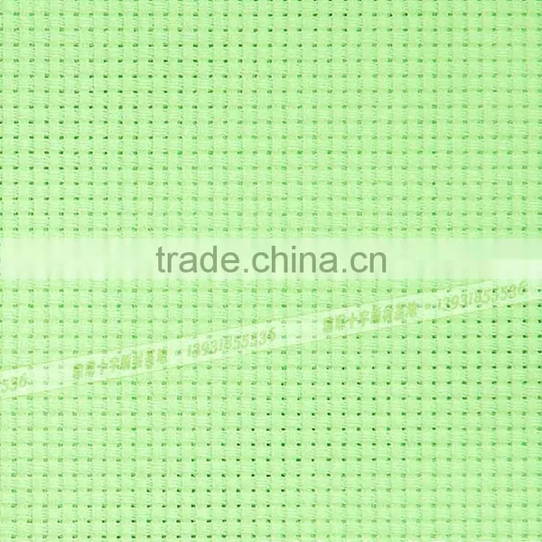 Wholesale Green 11CT Hole Fabric 100 % Cotton Cross Stitch Fabric DIY Craft Cross Shape Fabric Embroidery 150cm photo-2