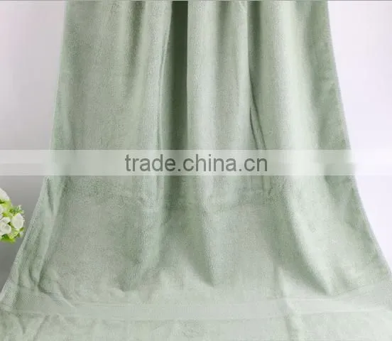 Bamboo Fiber Fabric Shower Towel photo-3