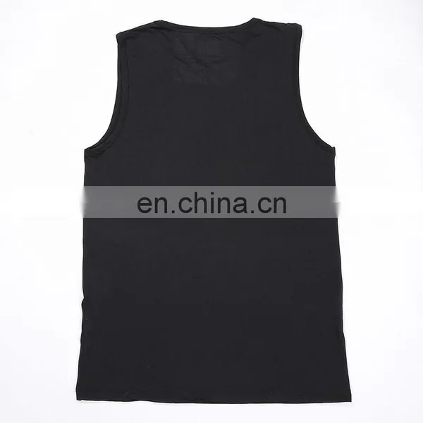 High Quality Spandex Custom Plain Gym Vest for Men photo-6