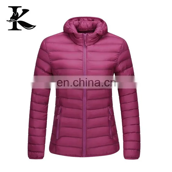 Detachable Hood Down Jacket Cotton Padding Coat for Women photo-5