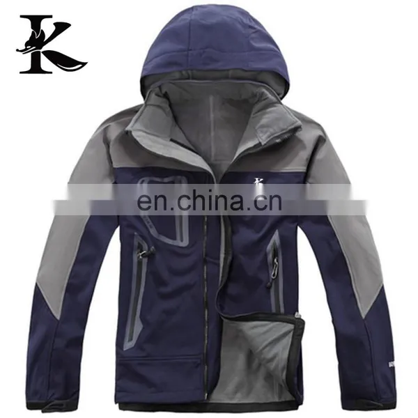 Custom Printed Waterproof Jacket Embroidered Hiking Windproof Softshell Jacket photo-4