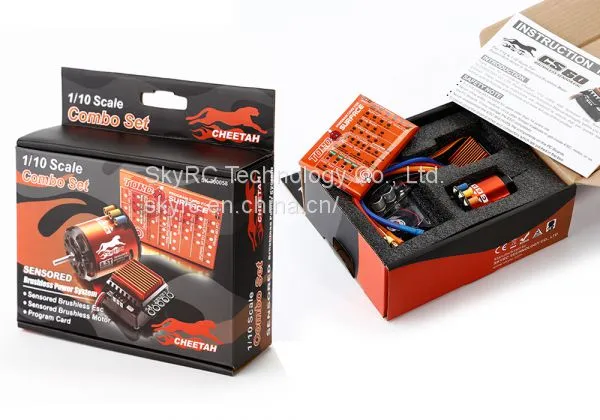 SkyRC 1/10 Cheetah 60A Sensored Combo Set photo-5