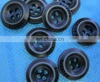 CLASSIC BLACK CLOTH BUTTON HOT SALES 15.5MM BAG BUTTON FASHION WORDS PRINTED BUTTON photo-4