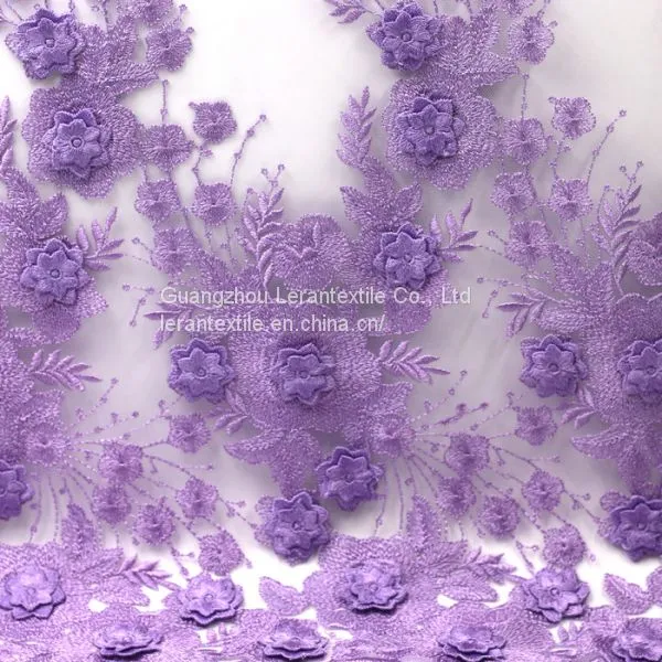 Ivory Polyester Lace Fabric Wedding Lace Fromchina Factory