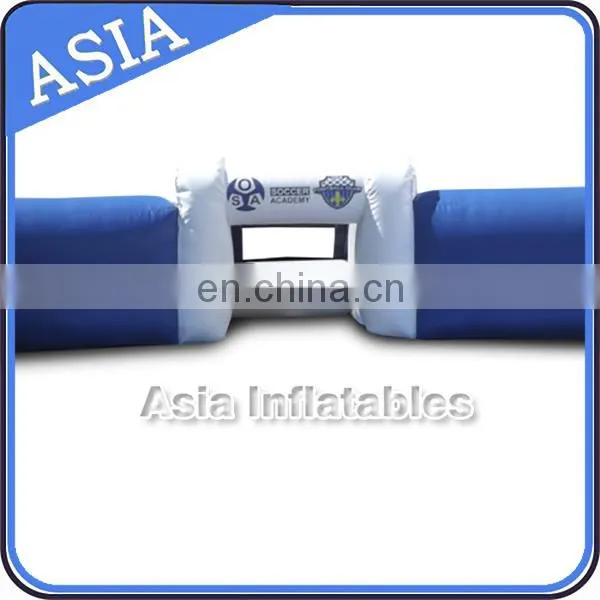 New Design Double Wall Blue Inflatable Soccer Pich / Football Arean for Club Events photo-4