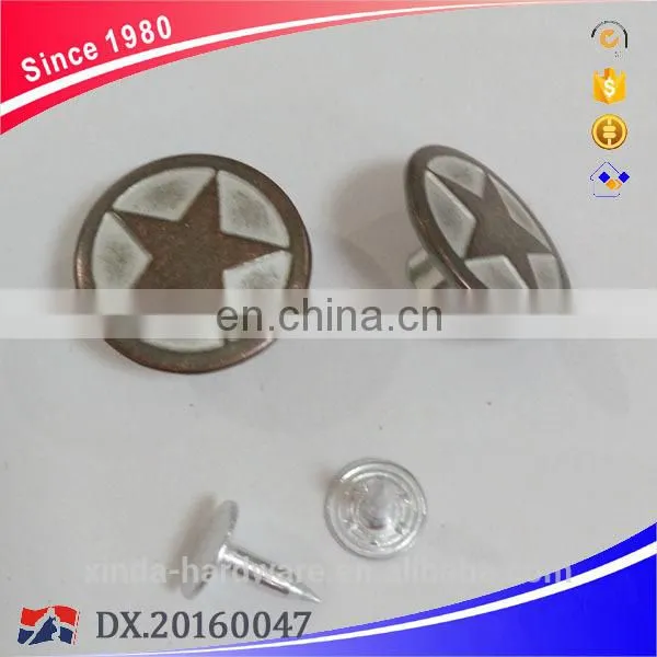 Garment Accessories Shank Brass Button for Jeans photo-3