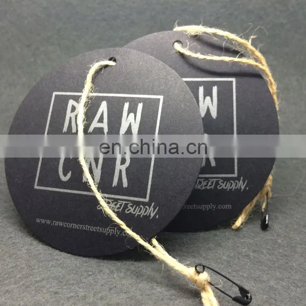 Creative Crownwin Recycled Jeans Paper Hang Tag With Logo Hang Tags photo-2