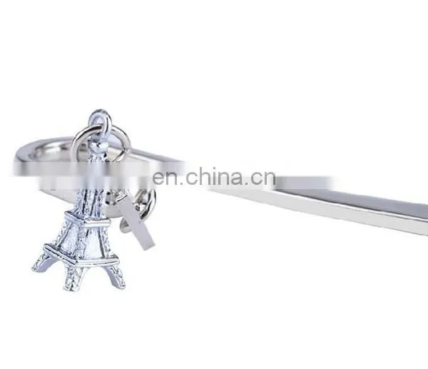 Engraved Feather Silver Bookmark photo-2