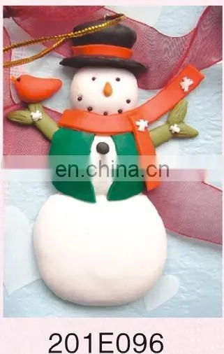 Fashional Style Cheap Polymer Clay Christmas Snowman photo-6