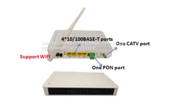 FTTH 4FE+CATV+WIFI GEPON ONU photo-2