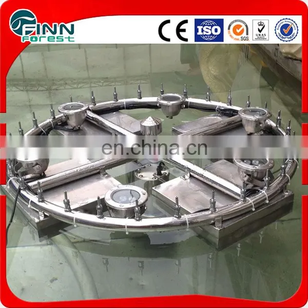 Lake Decoration Water Fountain Stainless Steel Floating Fountains photo-3
