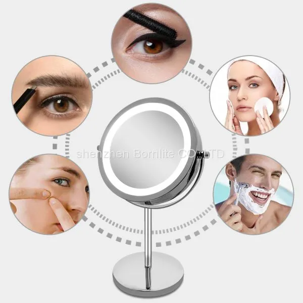Fashion Desktop Led Makeup Mirror Vanity Mirror Beauty Mirror Led Mirror photo-3