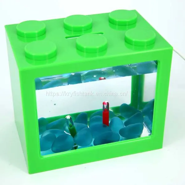 Plastic Fish Tank Farm Mini Aquarium Led Lighting Fish Tank photo-2