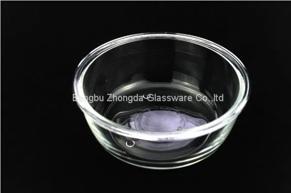 Round Borosilicate Glass Food Container Micro Wave Safe Meal Container photo-2