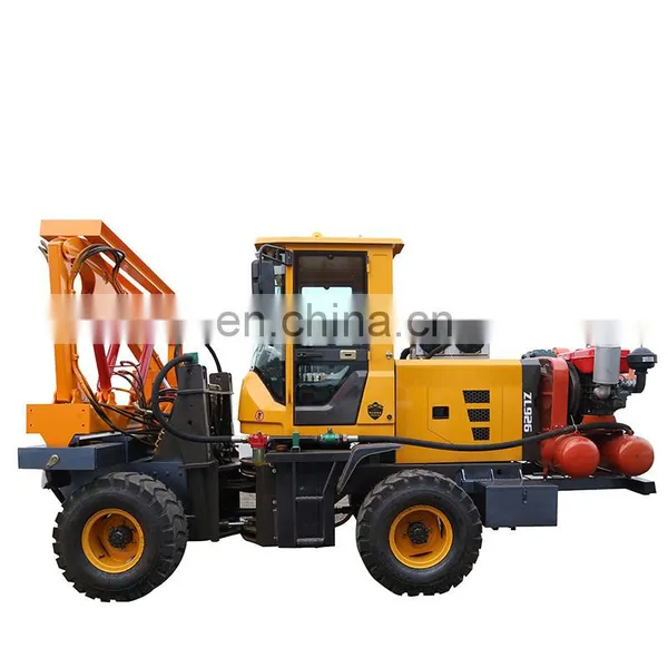 Hydraulic Diesel Photovoltaic Fence Guardrail Post Pile Driver for Sale Price photo-2