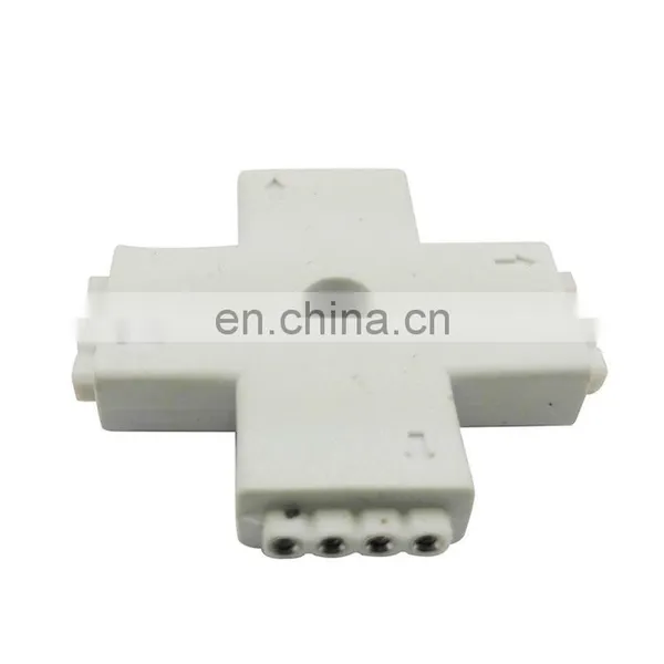 4Pin PCB Clip Solderless RGB LED Strip Light Connector photo-2