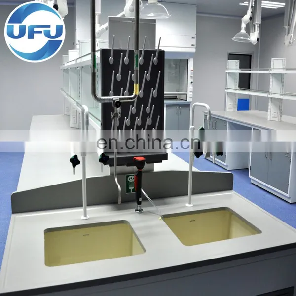 Chemical Lab Furniture Full Steel Central Lab Workbench photo-2
