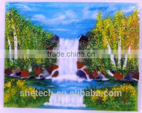 Fused Glass as Interior Wall or Ceiling Decoration photo-4