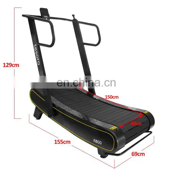 Self Powered Easy Curves Treadmill Self-powered Treadmill Non-motorized Woodway Manual Trademill Home Gym Treadmill photo-2
