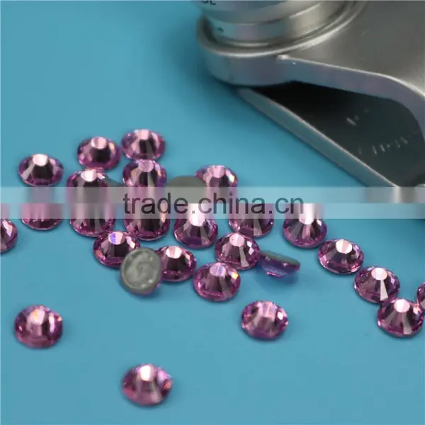Top Quality Light Rose Flatback Hotfix Loose Rhinestone Stone for Dresses photo-2
