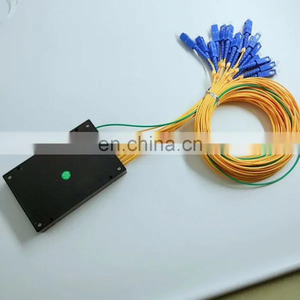 Factory Wholesale 1X2 1X4 1X8 1X16 1X32 1X64 Optical Fiber Sc Apc Upc Connector Steel Tube Type Plc Splitter photo-4
