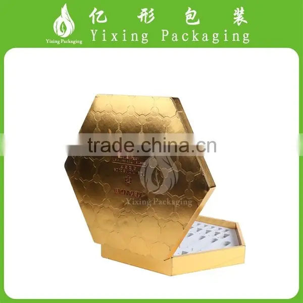 High Evaluation Offset Hexagon PU Leather Box for Perfume photo-3
