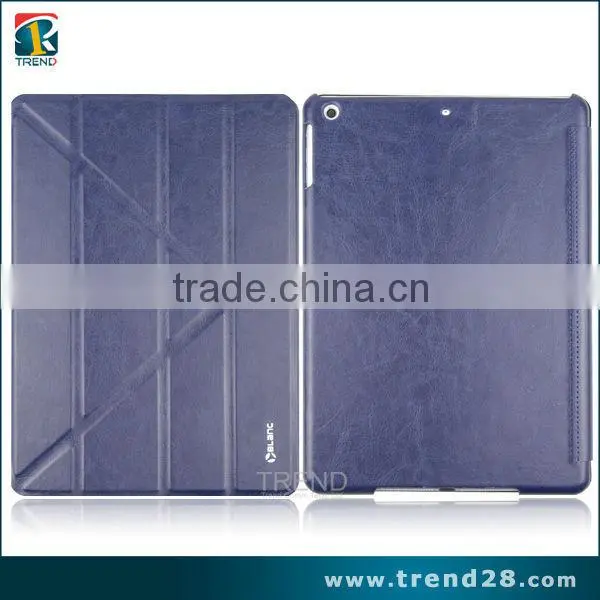 Wholesale Folding Leather Flip Cover Case for Ipad Air Tablet photo-3