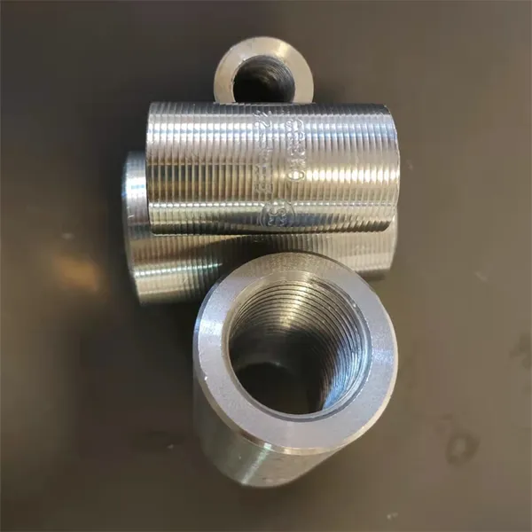 Φ28 67*41 Weldable Threaded Steel Connecting Sleeve For Construction photo-3