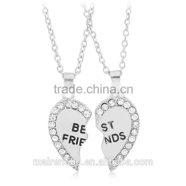 Initial Pendant Necklace Love Friends Alloy Pendant Necklace Fashion photo-2