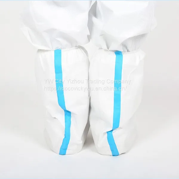 Professional Manufacture Cheap Disposable Foot Antistatic Medical Lace-up Isolation Shoe Covers photo-5