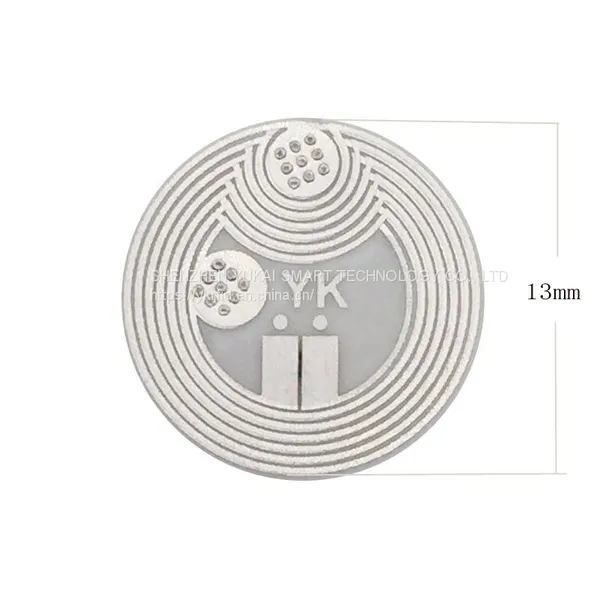 Smart Tag HF RFID 13.56MHz NFC Smallest 16mm Round Roll Wet Nfc Rfid Sticker Label photo-3
