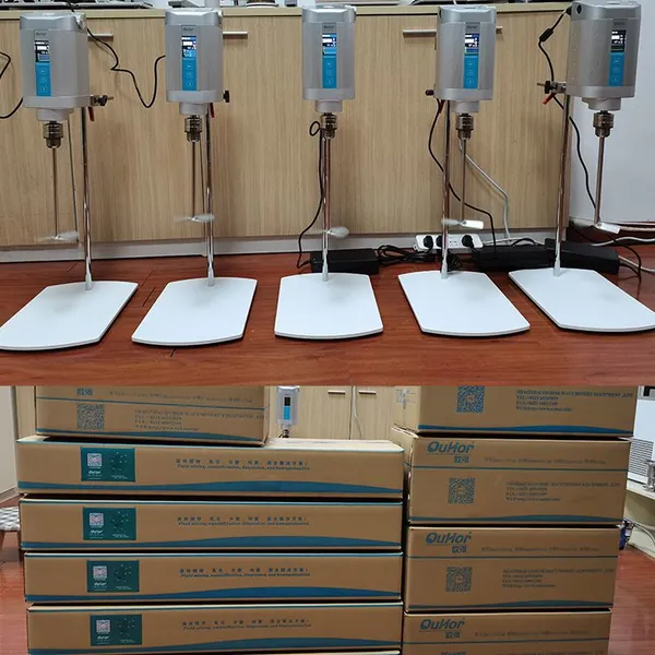 AMM-M400PRO Shanghai Electric Digital Display Mixer Supplier - Multiple Paddle Blades Available for Customization of Multi Functional Spray PTFE photo-5