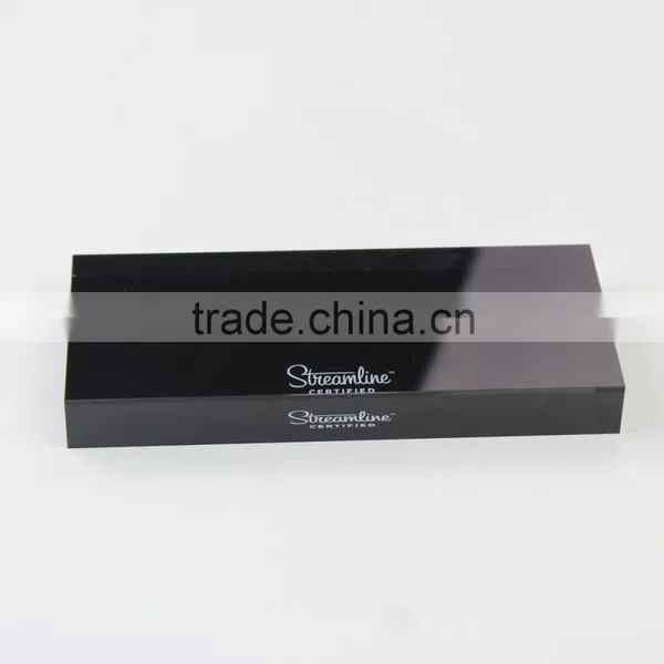 Transparent Lucite Sign Block Lucite Logo Block photo-6