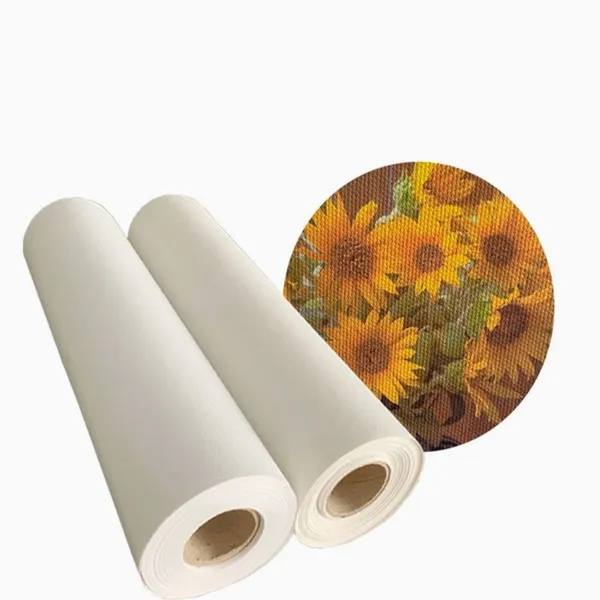 White Canvas Cotton Linen Artist Canvas Hand Painted Painting on Canvas photo-5