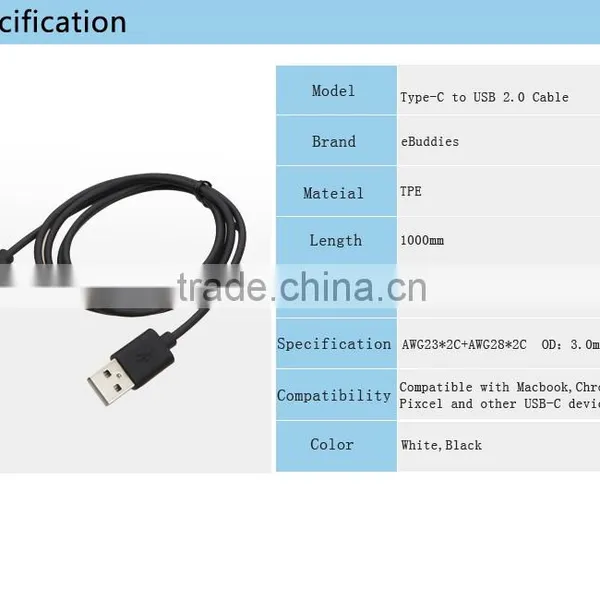 USB Type C 2.0 Cables, USB 2.0 USB-C to Mini USB 2.0 A Male Sync/Charging Cable, Premium Quality photo-6