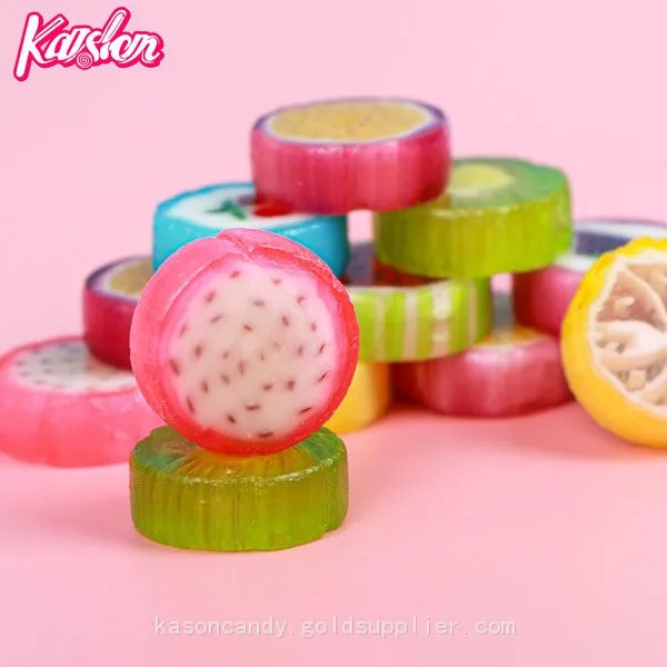 Dealer Wholesalers Price Fruit Patter Sliced Hard Candy photo-3