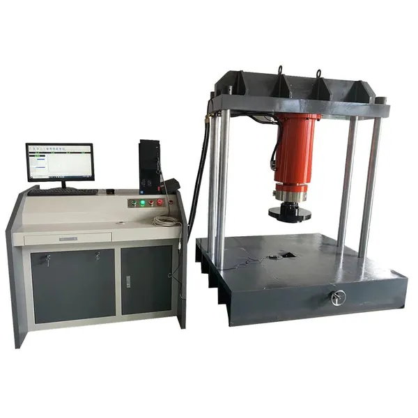 Polymer Concrete Cover Testing Machine Composite Manhole Cover Test Equipment Steel Manhole Cover Load Tester